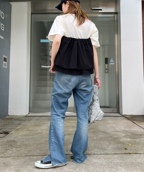 WILLOW（ウィロー）の「【willow】マルチウェイリネンキャミ（Tシャツ/カットソー・レディース・ベージュ/ブラック・ONE SIZE）」の14枚目の写真