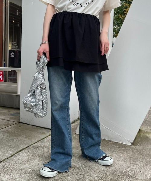 WILLOW（ウィロー）の「【willow】マルチウェイリネンキャミ（Tシャツ/カットソー・レディース・ベージュ/ブラック・ONE SIZE）」の15枚目の写真