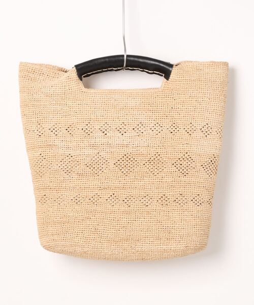 Vincent Pradier（ヴァンサンプラディエ）の「(VINCENT PRADIER)かごバッグ（ショルダーバッグ・レディース・ベージュ・FREE）」の2枚目の写真