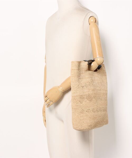 Vincent Pradier（ヴァンサンプラディエ）の「(VINCENT PRADIER)かごバッグ（ショルダーバッグ・レディース・ベージュ・FREE）」の5枚目の写真