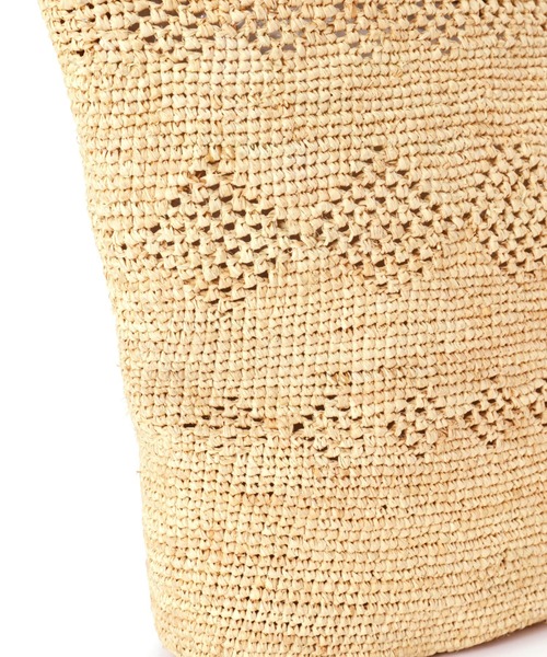 Vincent Pradier（ヴァンサンプラディエ）の「(VINCENT PRADIER)かごバッグ（ショルダーバッグ・レディース・ベージュ・FREE）」の9枚目の写真