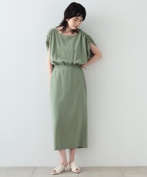 ◆ドロストスリーブIラインワンピース