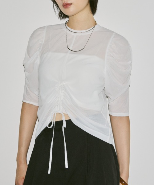 アンドマリー トップス ANDMARY アンドマリー Stacy laceup tops - メルカリ