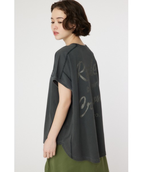 RODEO CROWNS WIDE BOWL（ロデオクラウンズワイドボウル）の「RCS加工カラートップス（Tシャツ/カットソー・レディース・ライトピンク/アイボリー/ブラック/ライトイエロー・FREE）」の5枚目の写真