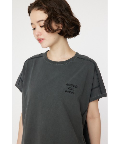 RODEO CROWNS WIDE BOWL（ロデオクラウンズワイドボウル）の「RCS加工カラートップス（Tシャツ/カットソー・レディース・ライトピンク/アイボリー/ブラック/ライトイエロー・FREE）」の7枚目の写真