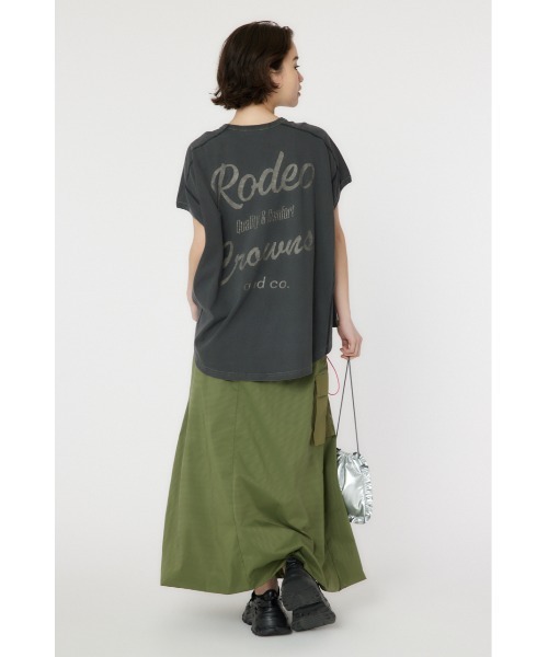 RODEO CROWNS WIDE BOWL（ロデオクラウンズワイドボウル）の「RCS加工カラートップス（Tシャツ/カットソー・レディース・ライトピンク/アイボリー/ブラック/ライトイエロー・FREE）」の9枚目の写真