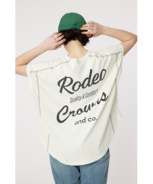 RODEO CROWNS WIDE BOWL（ロデオクラウンズワイドボウル）の「RCS加工カラートップス（Tシャツ/カットソー・レディース・ライトピンク/アイボリー/ブラック/ライトイエロー・FREE）」の20枚目の写真