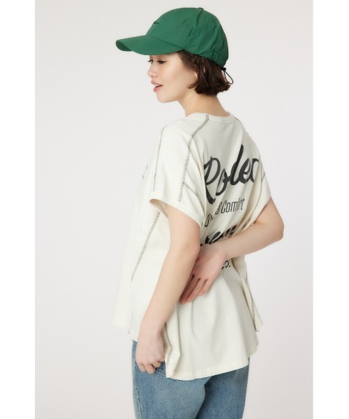 RODEO CROWNS WIDE BOWL（ロデオクラウンズワイドボウル）の「RCS加工カラートップス（Tシャツ/カットソー・レディース・ライトピンク/アイボリー/ブラック/ライトイエロー・FREE）」の21枚目の写真