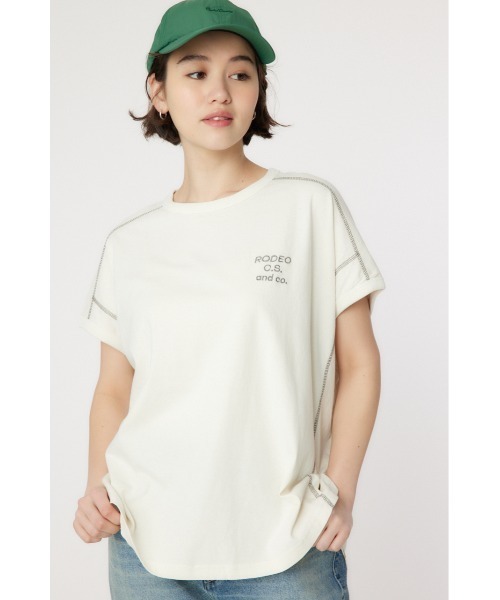 RODEO CROWNS WIDE BOWL（ロデオクラウンズワイドボウル）の「RCS加工カラートップス（Tシャツ/カットソー・レディース・ライトピンク/アイボリー/ブラック/ライトイエロー・FREE）」の22枚目の写真