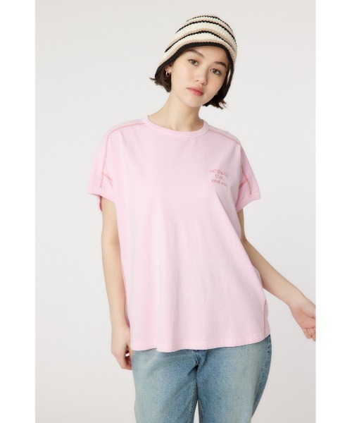 RODEO CROWNS WIDE BOWL（ロデオクラウンズワイドボウル）の「RCS加工カラートップス（Tシャツ/カットソー・レディース・ライトピンク/アイボリー/ブラック/ライトイエロー・FREE）」の11枚目の写真