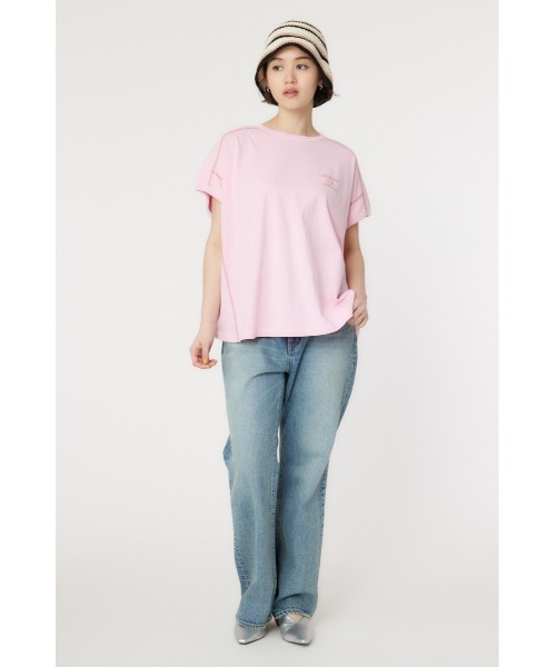 RODEO CROWNS WIDE BOWL（ロデオクラウンズワイドボウル）の「RCS加工カラートップス（Tシャツ/カットソー・レディース・ライトピンク/アイボリー/ブラック/ライトイエロー・FREE）」の13枚目の写真