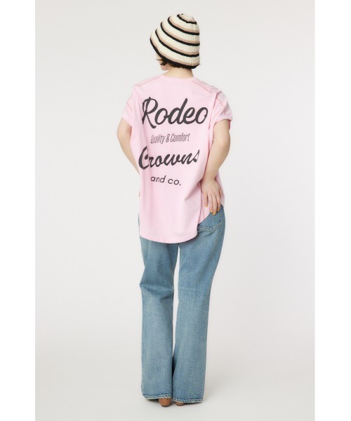RODEO CROWNS WIDE BOWL（ロデオクラウンズワイドボウル）の「RCS加工カラートップス（Tシャツ/カットソー・レディース・ライトピンク/アイボリー/ブラック/ライトイエロー・FREE）」の14枚目の写真