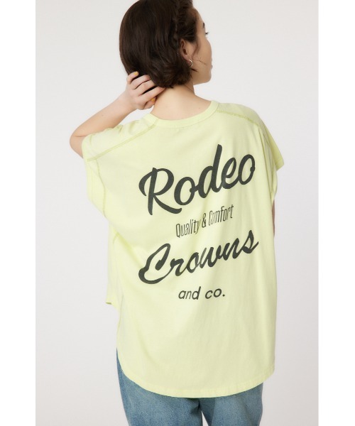RODEO CROWNS WIDE BOWL（ロデオクラウンズワイドボウル）の「RCS加工カラートップス（Tシャツ/カットソー・レディース・ライトピンク/アイボリー/ブラック/ライトイエロー・FREE）」の16枚目の写真