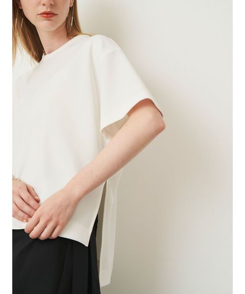 ELENDEEK（エレンディーク）の「バックVオーバーカットソー（Tシャツ