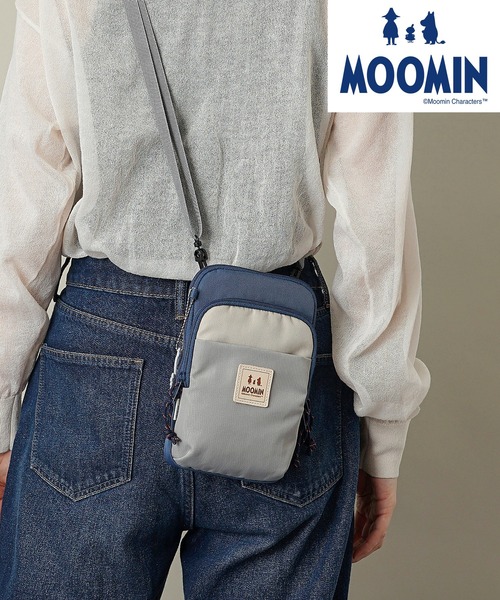 MOOMIN(ムーミン)の「【MOOMIN】軽量 撥水 スマホショルダーバッグ サコッシュ RMNL-01(ショルダーバッグ・レディース・ブラック/グレー/カーキ/レッド/チャコールグレー/グレイッシュブルー・FREE)」の5枚目の写真