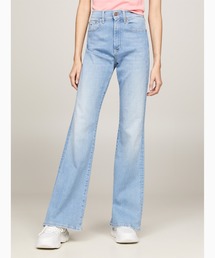 ハイウエストフレアジーンズ