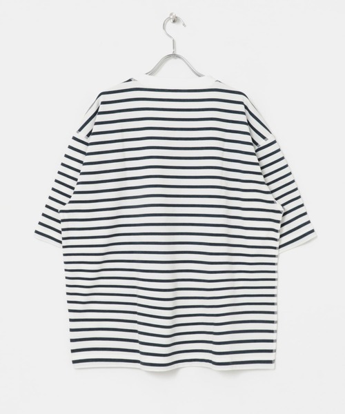 URBAN RESEARCH（アーバンリサーチ）の「リバーシブルボーダーTシャツ（Tシャツ/カットソー・メンズ・ネイビー/グリーン・MEDIUM/LARGE）」の22枚目の写真