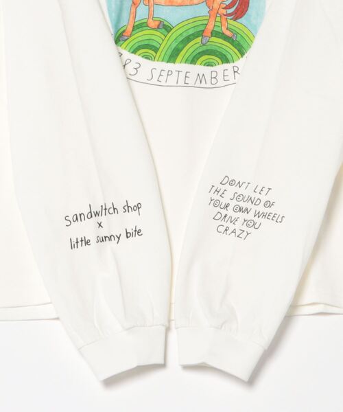 Little sunny bite(リトルサニーバイト)の「【8】【it】【Little Sunny Bite 】sandw1tch shop x little sunny bite long tee(Tシャツ/カットソー・レディース・ピンク/ブラック/ホワイト・MEDIUM/SMALL)」の11枚目の写真