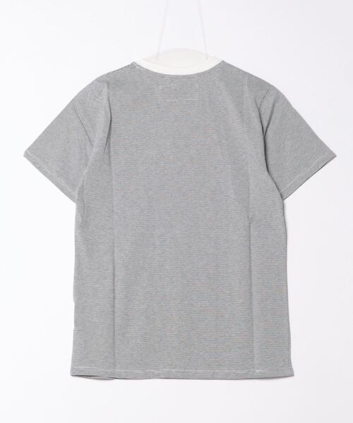 tシャツ 「UNIVERSAL OVERALL」U2422214 MICRO BORDER TEE レディース セール】【UNIVERSAL OVERALL】U2422214 MICRO BORDER TEE（T