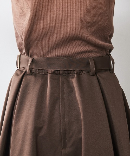 CHIC STYLE（シックスタイル）の「 フレアバルーンスカート ＜大きいサイズ有＞シックスタイル　（スカート・レディース・ブラウン/チャコール/ブラック・M/L/LL/3L/4L/5L）」の20枚目の写真