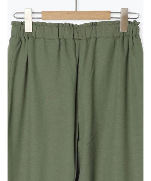 Samansa Mos2 blue(サマンサモスモスブルー)の「【接触冷感】ワイドイージーパンツ(その他パンツ・レディース・グリーン/チャコールグレー/キナリ/ブラック・F)」の10枚目の写真