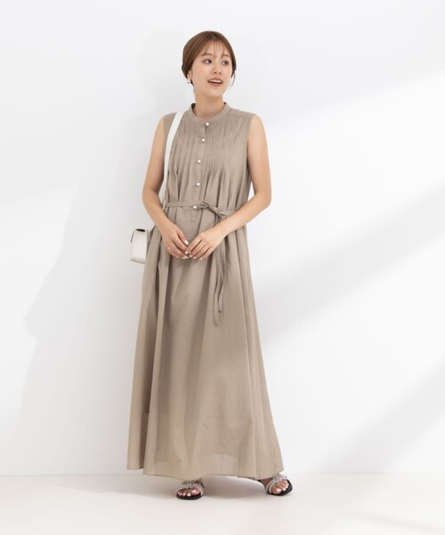 NOLLEY’S(ノーリーズ)の「ウォッシャブルピンタックシャツワンピース(シャツワンピース・レディース・ブラック/ブラウン/ピンク・1/2)」の17枚目の写真