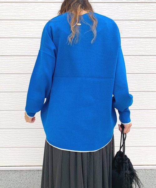 【即完売モデル】カラービーコン Vネック ウール ニット セーター 21aw kolor BEACON カラー ビーコン マルチカラー 21WBM-N01331 杢