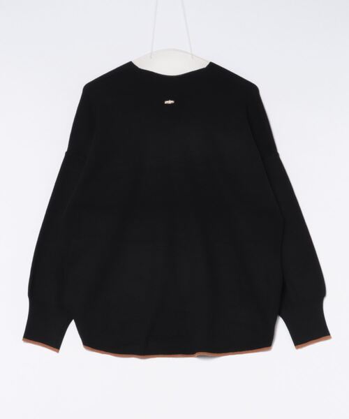 Q（キュー）の「Vネックオーバーニット（ニット/セーター・レディース・ライトグリーン/グレイッシュベージュ/ブラック/ブルー/ライトグレー/チャコールグレー・MEDIUM）」の10枚目の写真