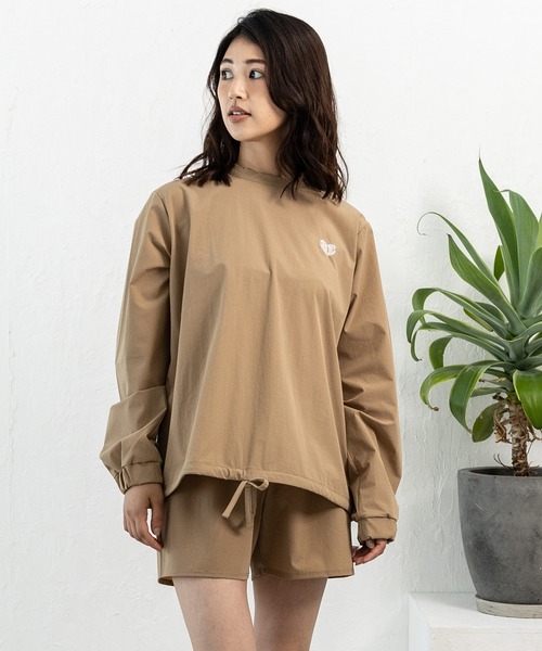 TAHCHEE(ターチー)の「【ムラサキスポーツ限定】TAHCHEE/ターチー 長袖ラッシュガード セットアップ 水陸両用 体系カバーTC240923-01(Tシャツ/カットソー・レディース・ブラック/ベージュ/カーキ・S/M)」の9枚目の写真