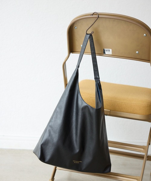 ROPE' PICNIC（ロペピクニック）の「洗えるワンショルダートートバッグ（トートバッグ・レディース・キナリ/シルバー/ブラック・FREE）」の2枚目の写真