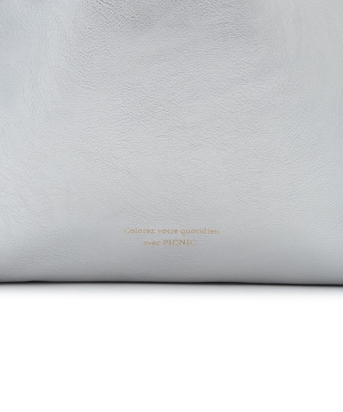 ROPE' PICNIC（ロペピクニック）の「洗えるワンショルダートートバッグ（トートバッグ・レディース・キナリ/シルバー/ブラック・FREE）」の10枚目の写真