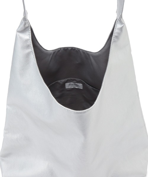 ROPE' PICNIC（ロペピクニック）の「洗えるワンショルダートートバッグ（トートバッグ・レディース・キナリ/シルバー/ブラック・FREE）」の12枚目の写真