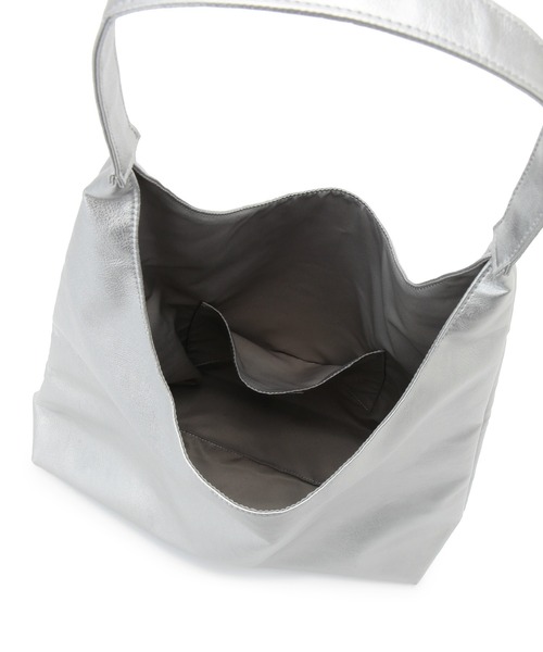 ROPE' PICNIC（ロペピクニック）の「洗えるワンショルダートートバッグ（トートバッグ・レディース・キナリ/シルバー/ブラック・FREE）」の13枚目の写真
