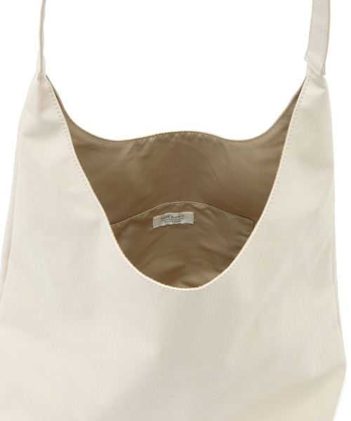 ROPE' PICNIC（ロペピクニック）の「洗えるワンショルダートートバッグ（トートバッグ・レディース・キナリ/シルバー/ブラック・FREE）」の7枚目の写真