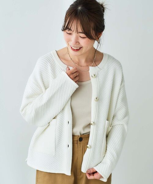 le.coeur blanc(ルクールブラン)の「パール×チェーン2連ネックレス(ネックレス・レディース・ゴールド・FREE)」の6枚目の写真