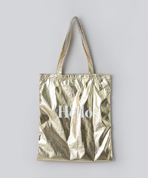 coen（コーエン）の「HELLOロゴトートバッグ（トートバッグ・レディース・ゴールド/その他1/その他2/その他3/ピンク/シルバー・FREE）」の4枚目の写真