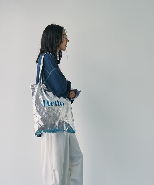 coen（コーエン）の「HELLOロゴトートバッグ（トートバッグ・レディース・ゴールド/その他1/その他2/その他3/ピンク/シルバー・FREE）」の7枚目の写真