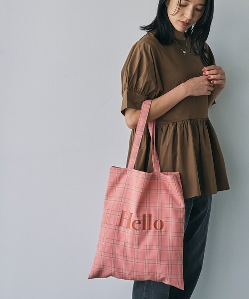 coen（コーエン）の「HELLOロゴトートバッグ（トートバッグ・レディース・ゴールド/その他1/その他2/その他3/ピンク/シルバー・FREE）」の14枚目の写真