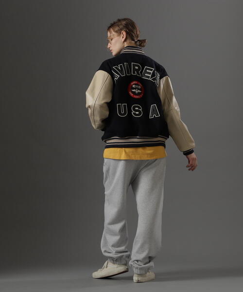 国内発送【AVIREX】L-STADIUM JKT SIGNATURE LOGO 楽天市場】AVIREX 公式通販｜L-STADIUM JACKET SIGNATURE LOGO