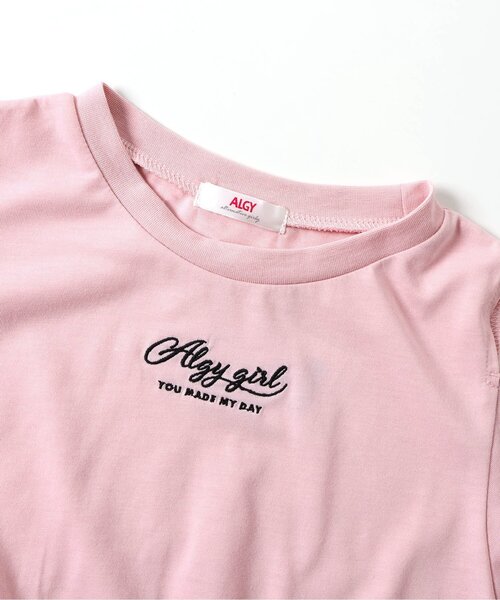 セール】袖りぼん肩あきロンT（Tシャツ/カットソー）｜algy（アルジー