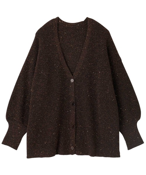 GeeRA(ジーラ)の「ラメニットカーデ(カーディガン/ボレロ・レディース・ブラック/ブラウン・LARGE/MEDIUM)」の19枚目の写真