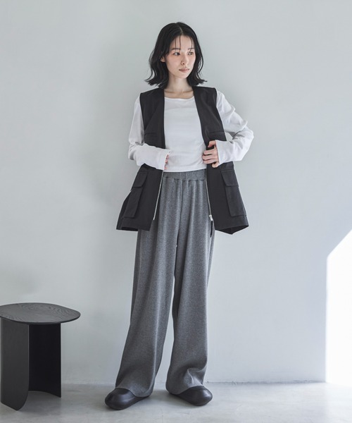 クロップドフライスロンTee（Tシャツ/カットソー）｜feepur