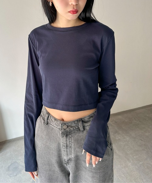 ME:I クロップドTシャツ クロップドTシャツ – LAPONE STORE