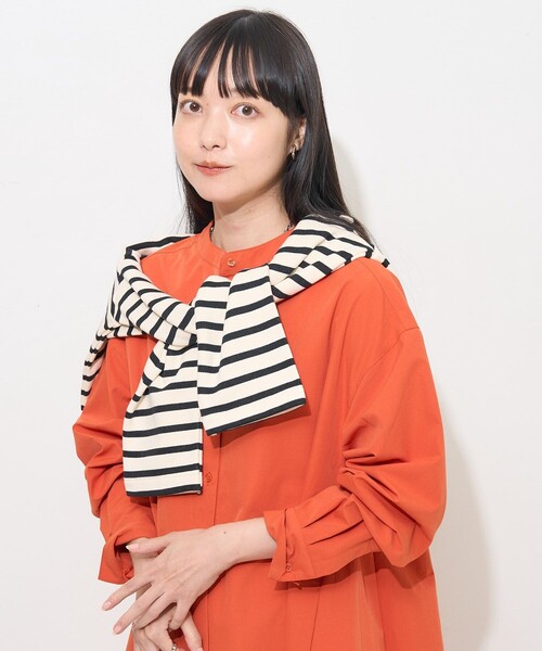 FREAK'S STORE（フリークスストア）の「マオカラー フレアシャツ