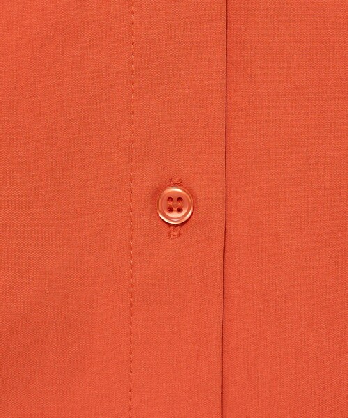 FREAK'S STORE(フリークスストア)の「マオカラー フレアシャツワンピース(シャツワンピース・レディース・ブラック/オレンジ/ホワイト/ブルー・フリ-)」の21枚目の写真