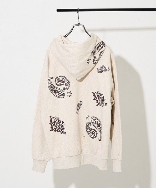 FREAK'S STORE(フリークスストア)の「YMYM × FREAK'S STORE/ワイエムワイエム 別注 YMYM Paisley Hoodie/別注 ワイエムワイエム ペイズリーフーディー(パーカー・レディース・オフホワイト/ネイビー・MEDIUM/LARGE)」の19枚目の写真