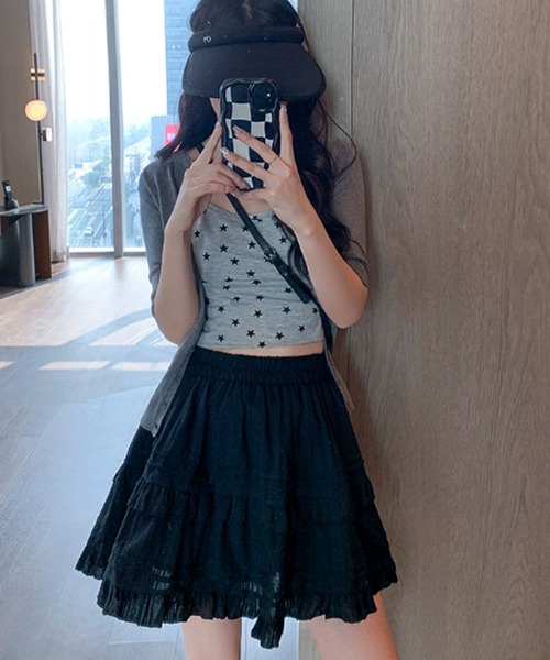 ☆人気☆【CITYBREEZE】☆FOLD PLEATS SKIR.T☆ミニスカート☆ Fubail / ボックスプリーツミニスカート