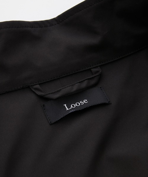 Loose/ルース(ルース)の「ジップデザイン ナイロントラックジャケット(ブルゾン・メンズ・ブラック系2/ブラック系1/グレー系1/ワイン系1・XS/S/M/L)」の11枚目の写真