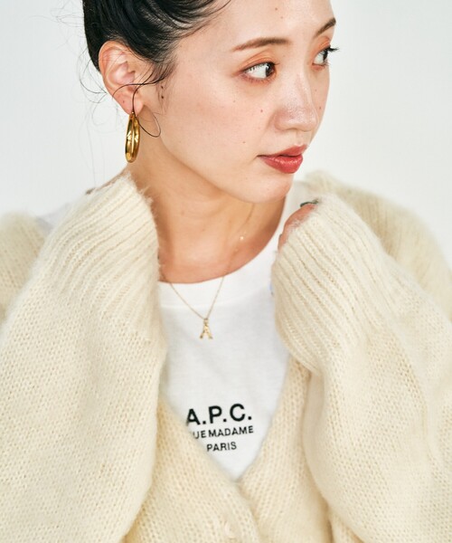 FREAK'S STORE（フリークスストア）の「限定展開　深 Vネック シャギー ニット 2way カーディガン（カーディガン/ボレロ・レディース・ブラウン/ピンク/グリーン/ベージュ/ナチュラル/グレー/ブルー/ブラック・ﾌﾘ-）」の19枚目の写真