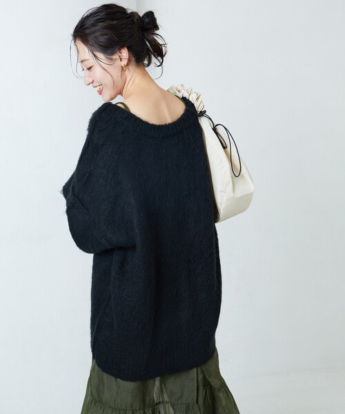 ナスコ様23aw faccies シャギー カーディガン　定価5.2万 ナスコ様23aw faccies シャギー カーディガン 定価5.2万 ナスコ